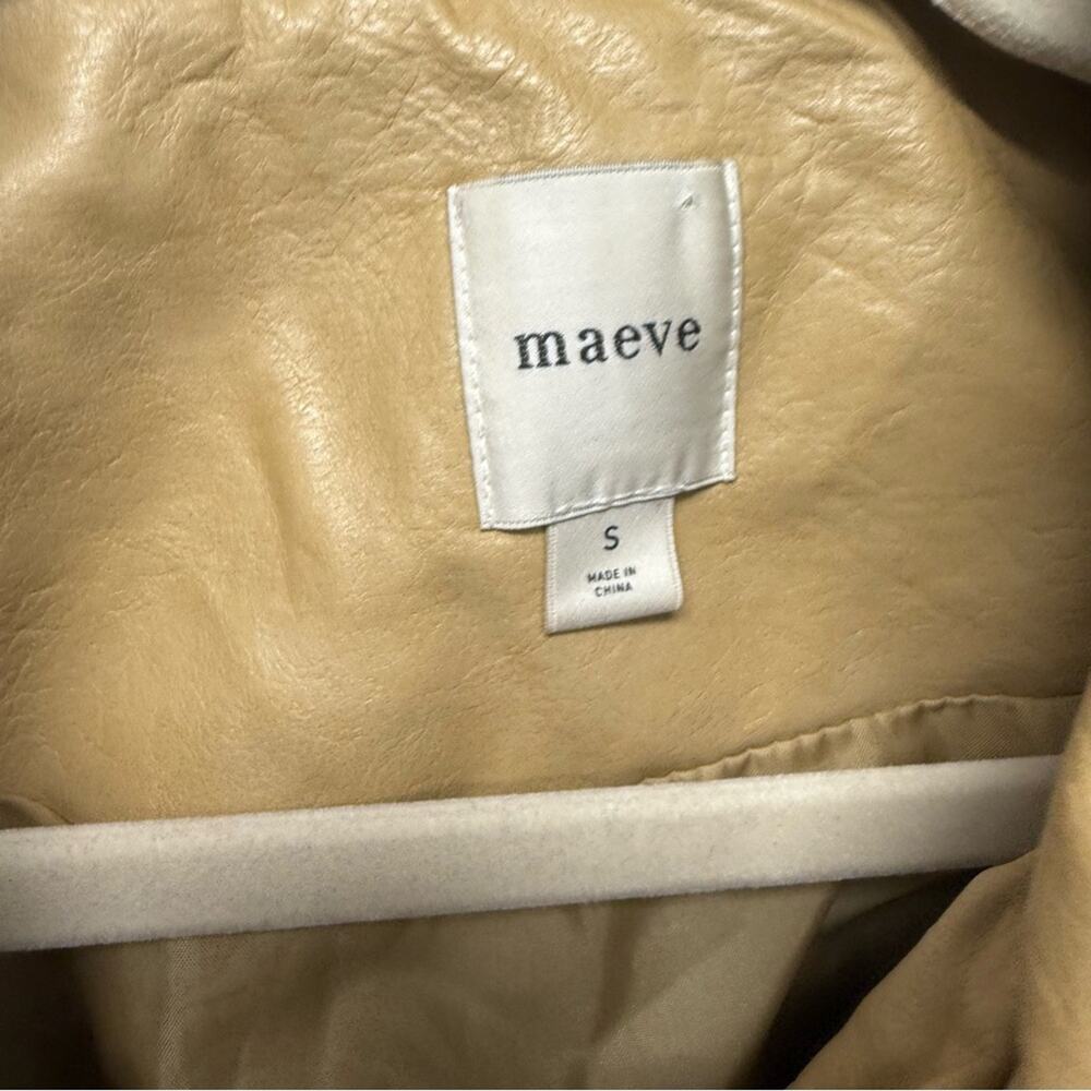 Maeve Faux leather Bomber Jacket - Picture 6 of 8